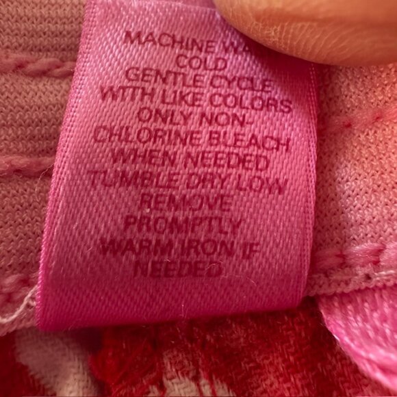 New Victoria's Secret PINK Flannel Pajama Top/Pant Set Red Polka Dot Large - Picture 4 of 6